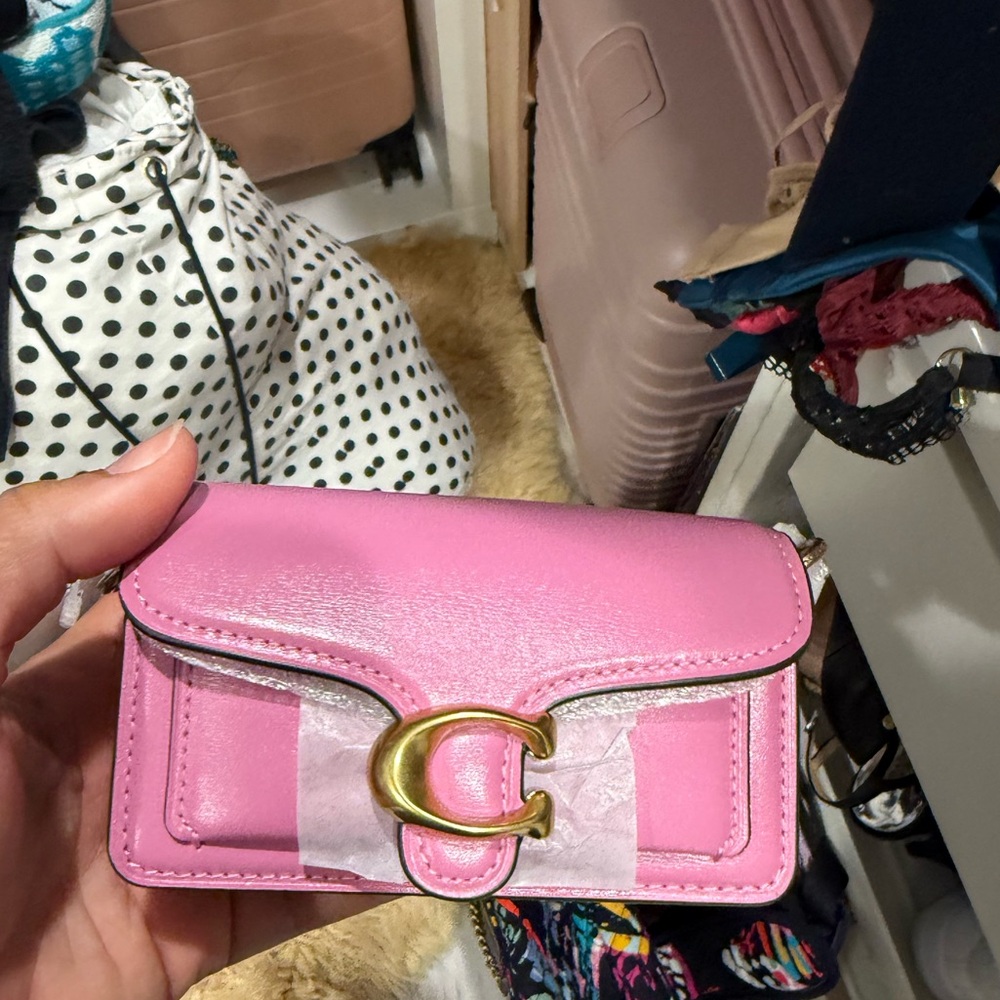 Coach tabby 12 Pink Leather Women's Bag new